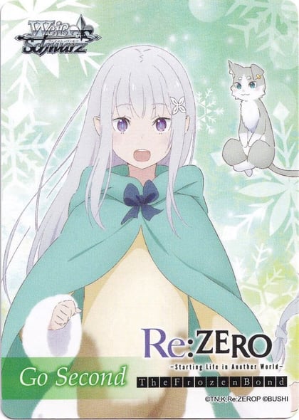 Go Second Card - Contractor and Spirit, Emilia & Puck, Re:ZERO: The Frozen Bond P233366