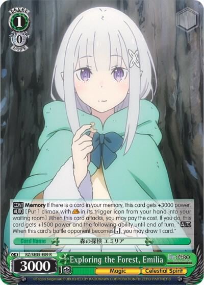 Exploring the Forest, Emilia, Re:ZERO: The Frozen Bond RZ/SE35-E09 R