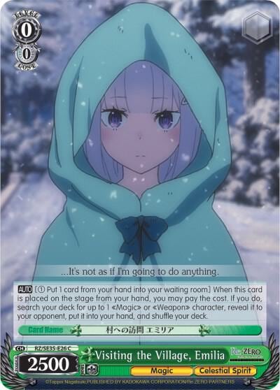 Visiting the Village, Emilia, Re:ZERO: The Frozen Bond RZ/SE35-E26 C