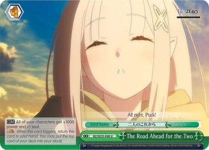 The Road Ahead for the Two (Parallel Foil), Re:ZERO: The Frozen Bond RZ/SE35-E40 U