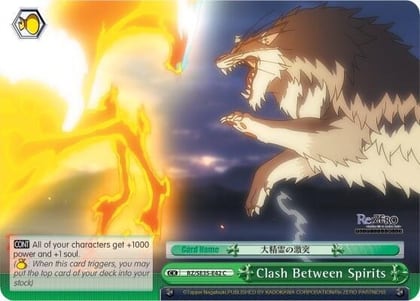 Clash Between Spirits (Parallel Foil), Re:ZERO: The Frozen Bond RZ/SE35-E42 C