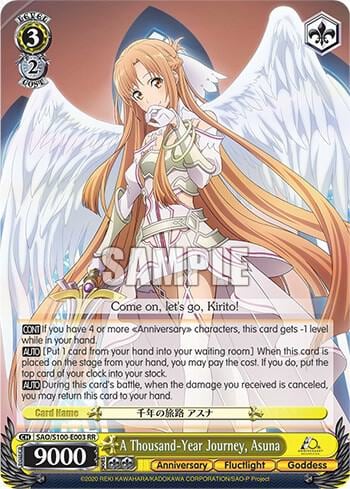 A Thousand-Year Journey, Asuna, Sword Art Online Animation 10th Anniversary SAO/S100-E003 RR