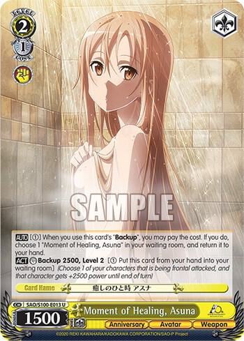 Moment of Healing, Asuna, Sword Art Online Animation 10th Anniversary SAO/S100-E013 U