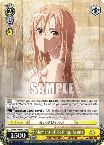 Moment of Healing, Asuna (SR), Sword Art Online Animation 10th Anniversary SAO/S100-E013S SR