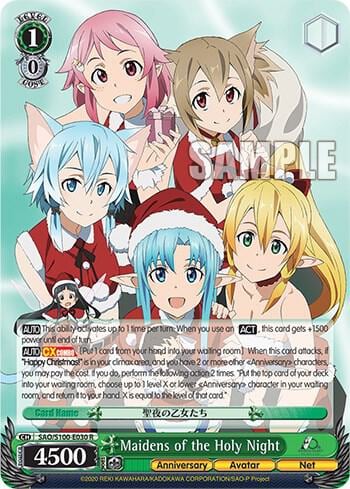 Maidens of the Holy Night, Sword Art Online Animation 10th Anniversary SAO/S100-E030 R