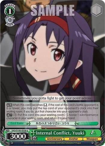 Internal Conflict, Yuuki, Sword Art Online Animation 10th Anniversary SAO/S100-E038 U