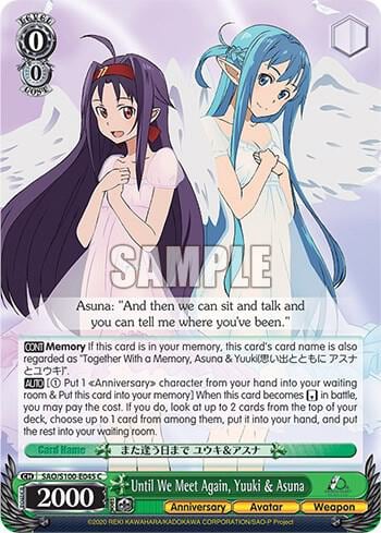 Until We Meet Again, Yuuki & Asuna, Sword Art Online Animation 10th Anniversary SAO/S100-E045 C
