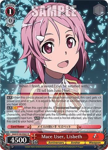 Mace User, Lisbeth, Sword Art Online Animation 10th Anniversary SAO/S100-E061 R