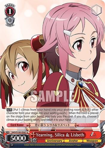Yearning, Silica & Lisbeth, Sword Art Online Animation 10th Anniversary SAO/S100-E067 U