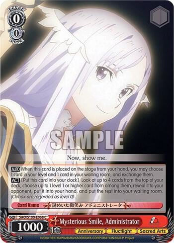 Mysterious Smile, Administrator, Sword Art Online Animation 10th Anniversary SAO/S100-E068 C