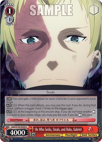 He Who Seeks, Steals, and Robs, Gabriel, Sword Art Online Animation 10th Anniversary SAO/S100-E069 C