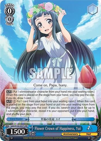 Flower Crown of Happiness, Yui, Sword Art Online Animation 10th Anniversary SAO/S100-E075 RR