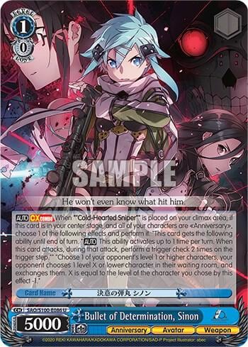 Bullet of Determination, Sinon, Sword Art Online Animation 10th Anniversary SAO/S100-E086 U
