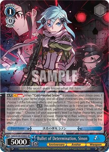 Bullet of Determination, Sinon (SR), Sword Art Online Animation 10th Anniversary SAO/S100-E086S SR