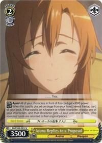 Asuna Replies to a Proposal, Sword Art Online SAO/S20-E012 U