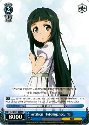 Artificial Intelligence, Yui, Sword Art Online SAO/S20-E081 R