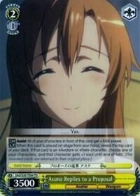 Asuna Replies to a Proposal (TD), Sword Art Online SAO/S20-TE04 TD