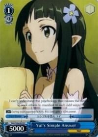 Yui's Simple Answer, Sword Art Online Vol.2 SAO/S26-E074 C