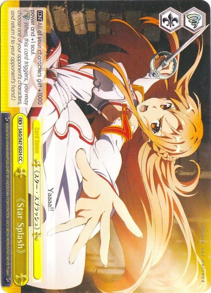 Star Splash, Sword Art Online Re: Edit SAO/S47-E024 CC