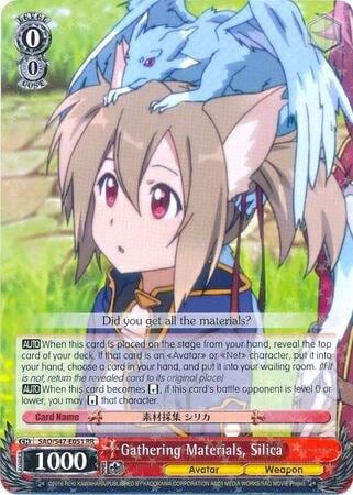 Gathering Materials, Silica, Sword Art Online Re: Edit SAO/S47-E051 RR