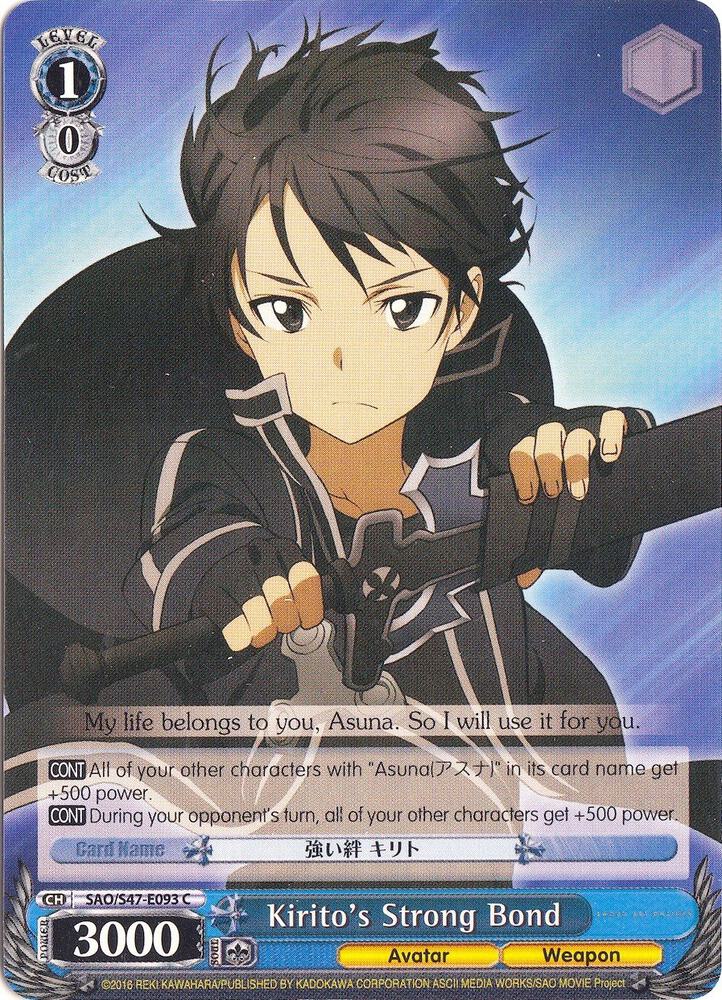 Kirito's Strong Bond, Sword Art Online Re: Edit SAO/S47-E093 C