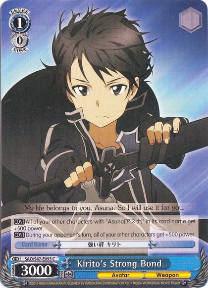 Kirito's Strong Bond, Sword Art Online Re: Edit SAO/S47-E093 C