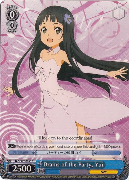 Brains of the Party, Yui, Sword Art Online Re: Edit SAO/S47-E090 C