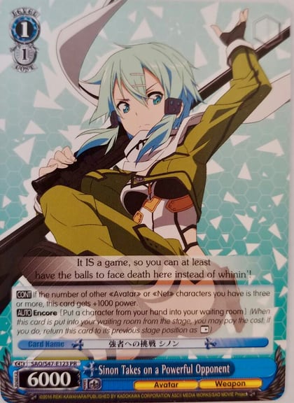 Sinon Takes on a Powerful Opponent - SAO/S47-E123 PR, Sword Art Online Re: Edit SAO/S47-E123 PR