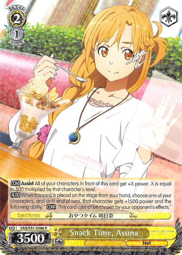 Snack Time, Asuna, Sword Art Online The Movie: -Ordinal Scale- SAO/S51-E006 R