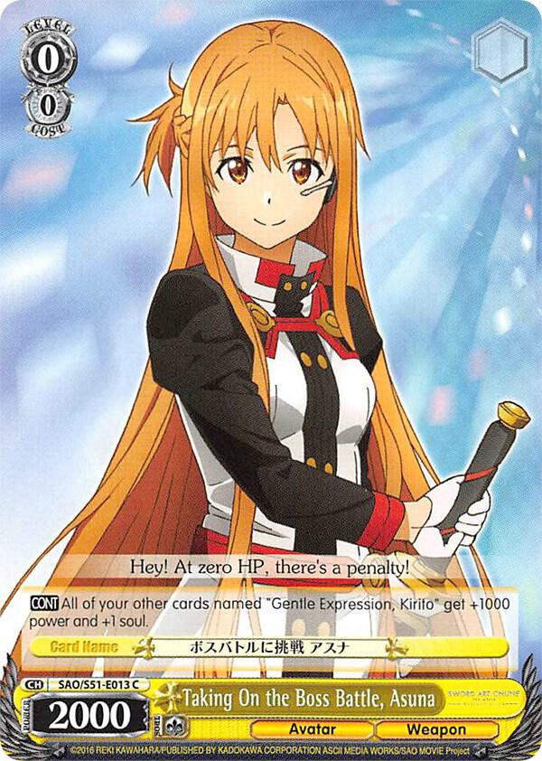Taking On the Boss Battle, Asuna, Sword Art Online The Movie: -Ordinal Scale- SAO/S51-E013 C