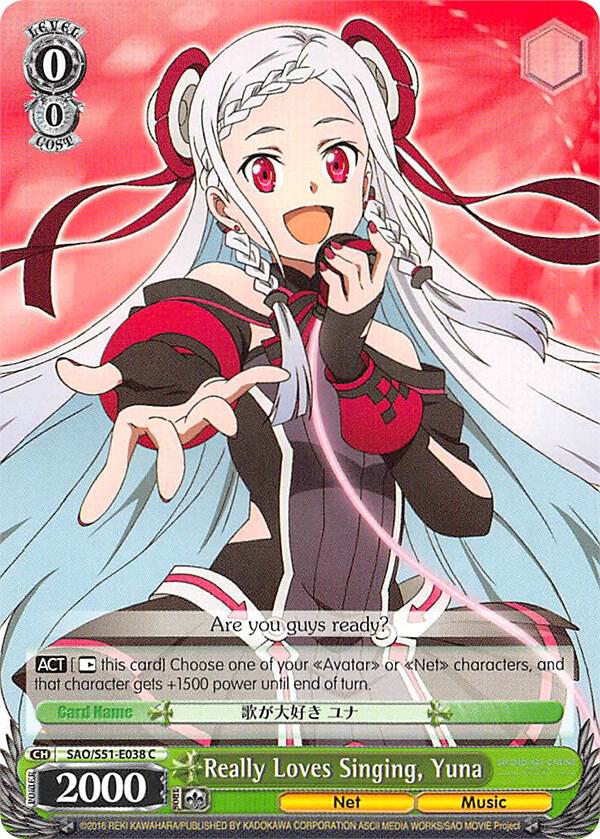 Really Loves Singing, Yuna, Sword Art Online The Movie: -Ordinal Scale- SAO/S51-E038 C