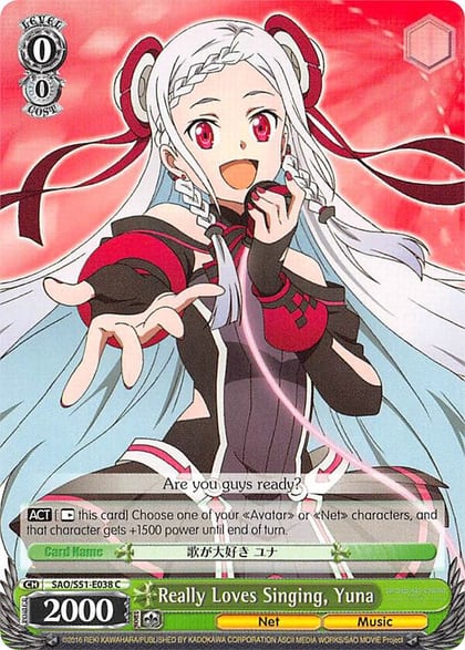 Really Loves Singing, Yuna, Sword Art Online The Movie: -Ordinal Scale- SAO/S51-E038 C
