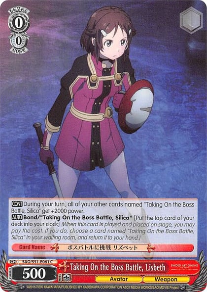 Taking On the Boss Battle, Lisbeth, Sword Art Online The Movie: -Ordinal Scale- SAO/S51-E061 C