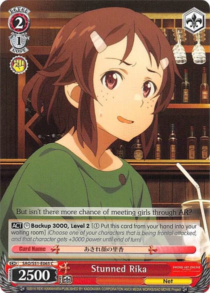 Stunned Rika, Sword Art Online The Movie: -Ordinal Scale- SAO/S51-E065 C