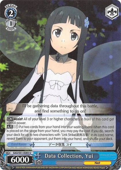 Data Collection, Yui, Sword Art Online The Movie: -Ordinal Scale- SAO/S51-E085 U