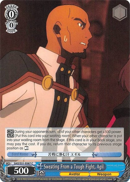 Sweating From a Tough Fight, Agil, Sword Art Online The Movie: -Ordinal Scale- SAO/S51-E087 C