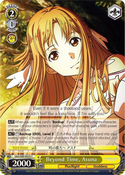 Beyond Time, Asuna, Sword Art Online -Alicization- Vol.2 SAO/S80-E025 C