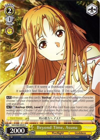 Beyond Time, Asuna, Sword Art Online -Alicization- Vol.2 SAO/S80-E025 C