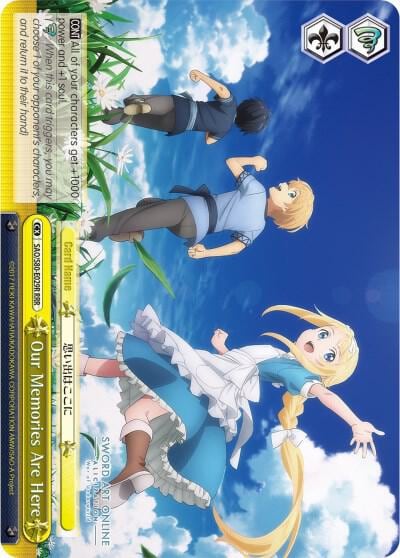Our Memories Are Here (RRR), Sword Art Online -Alicization- Vol.2 SAO/S80-E029R RRR