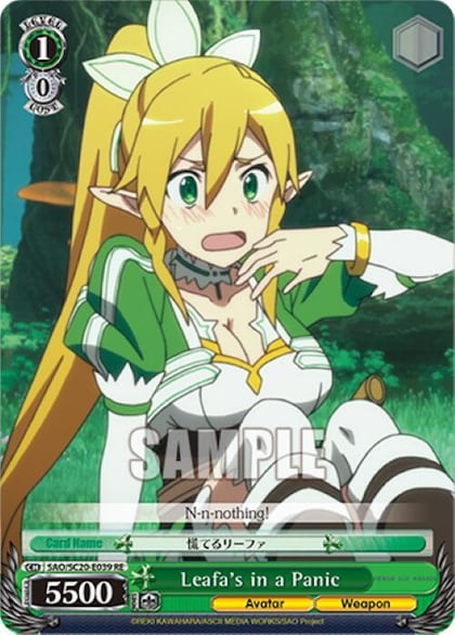 Leafa's in a Panic, Sword Art Online Chronicle Set SAO/SC20-E039 RE