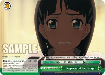 Repressed Feelings, Sword Art Online Chronicle Set SAO/S20-E045 RE