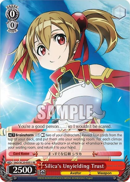 Silica's Unyielding Trust, Sword Art Online Chronicle Set SAO/SC20-E051 RE