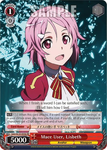 Mace User, Lisbeth, Sword Art Online Chronicle Set SAO/SC20-E056 RE