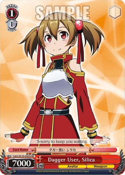 Dagger User, Silica, Sword Art Online Chronicle Set SAO/S20-E058 RE