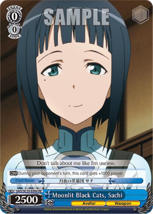 Moonlit Black Cats, Sachi, Sword Art Online Chronicle Set SAO/SC20-E084 RE