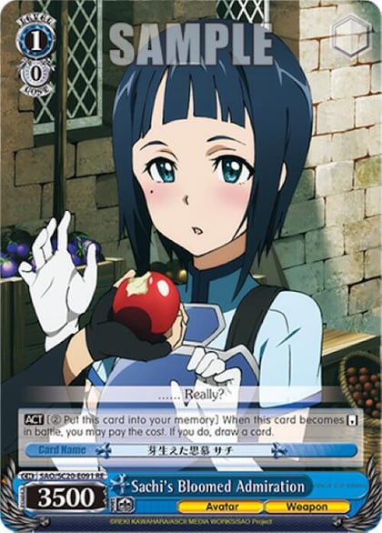 Sachi's Bloomed Admiration, Sword Art Online Chronicle Set SAO/SC20-E091 RE