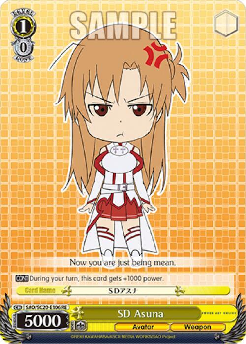 SD Asuna, Sword Art Online Chronicle Set SAO/SC20-E106 RE