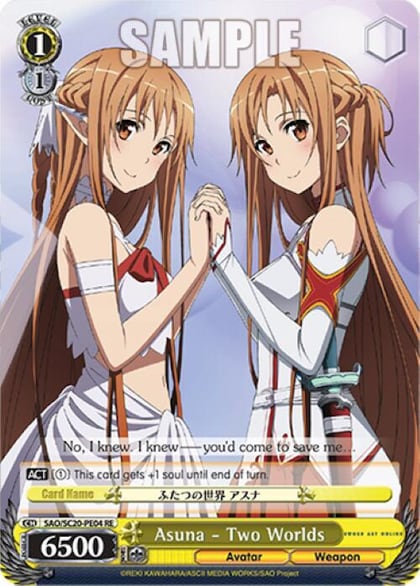 Asuna - Two Worlds, Sword Art Online Chronicle Set SAO/S20-PE04 RE