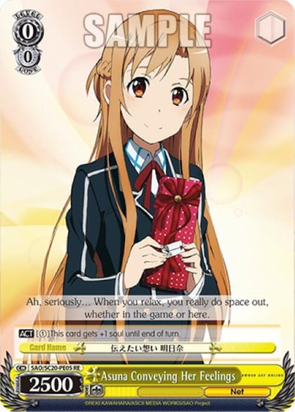 Asuna Conveying Her Feelings, Sword Art Online Chronicle Set SAO/SC20-PE05 RE