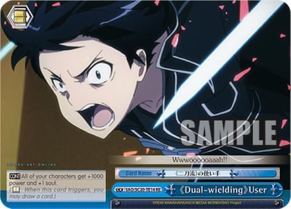 Dual-wielding User (TD), Sword Art Online Chronicle Set SAO/S20-TE14 RE